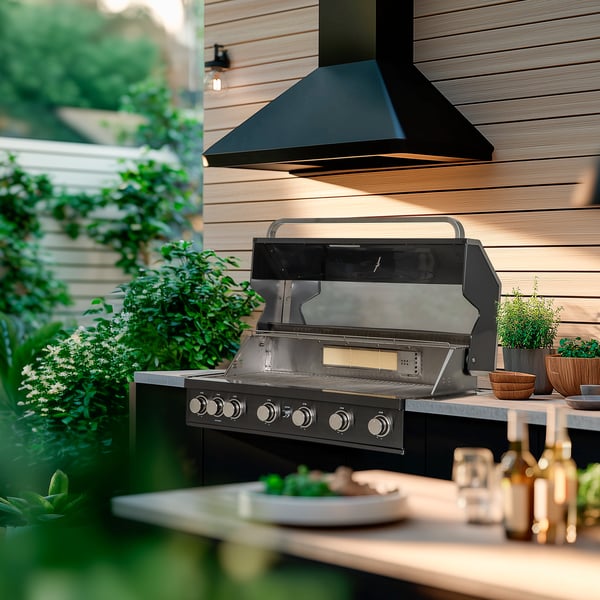 Mustang Black Jewel 6 inbyggd gasolgrill
