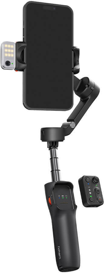 HOHEM iSteady V3 AI Kit gimbal til smartphone, sort