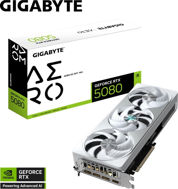 Gigabyte GeForce RTX 5080 AERO OC SFF 16 GB grafikkort