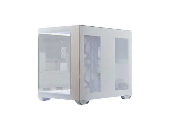 Cooler Master Elite 481 Wood micro-ATX chassi, vit