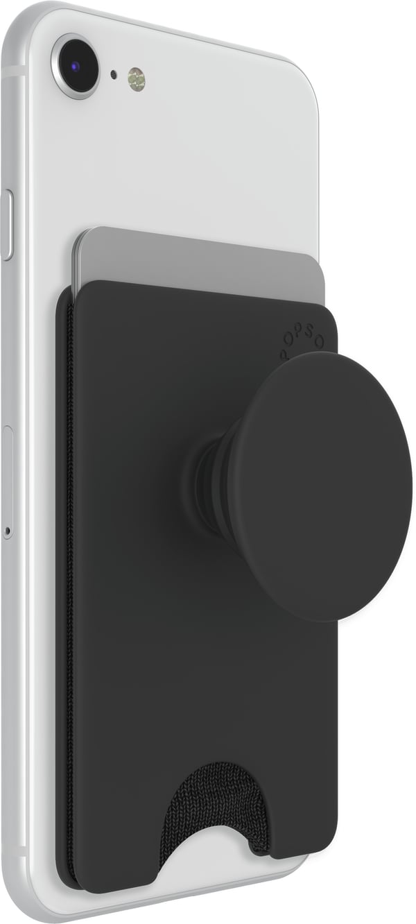 PopSockets PopWallet+ kortholder, sort