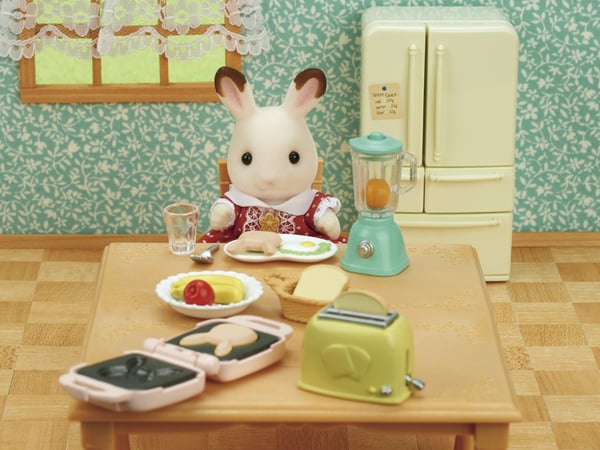 Sylvanian Families - Morgenmadssæt med brødrister