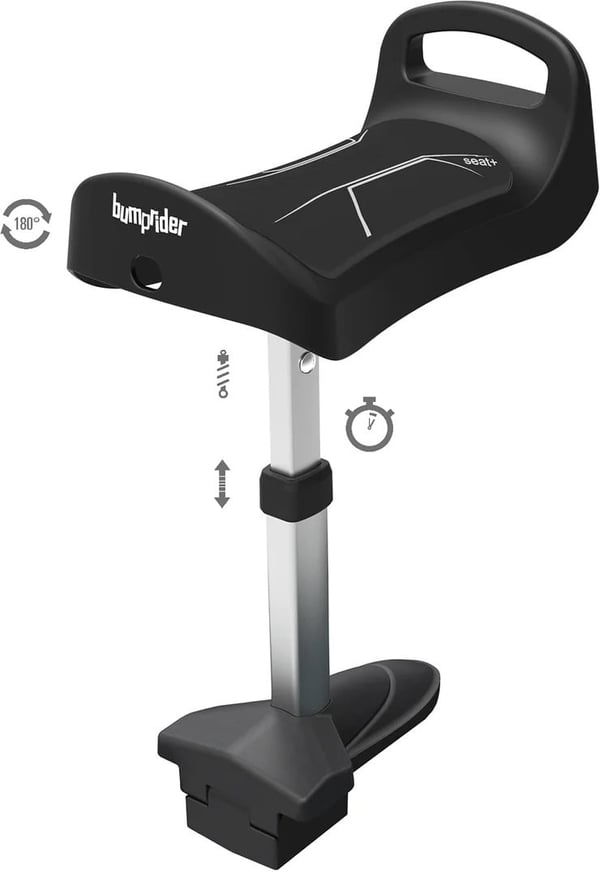 Bumprider Seat + -stehbrættets sæde, sort