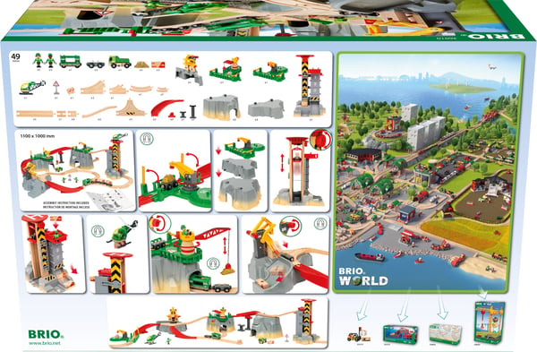 BRIO Railway 36010 Bjergfragtssæt