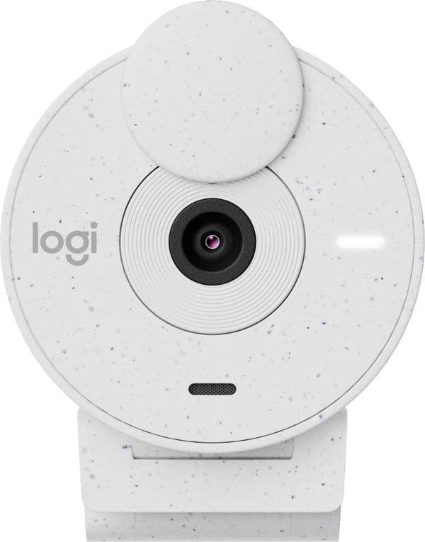 Logitech Brio 300 -webbkamera, vit