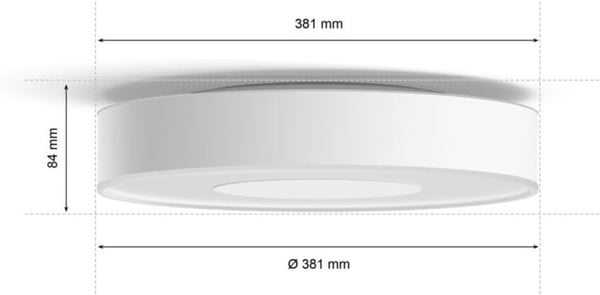 Philips Hue Infuse M -smart loftlampe, hvid
