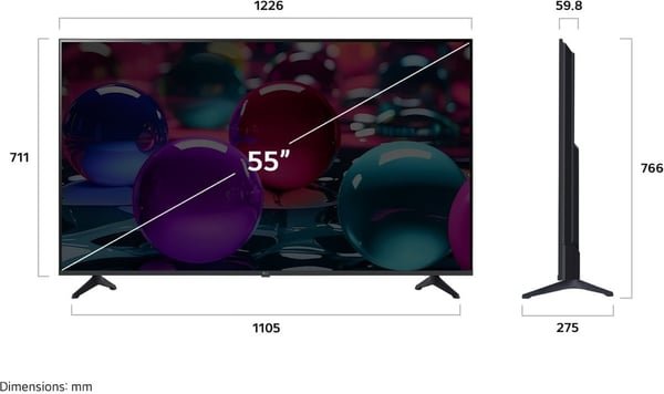 LG 55'' UA73 – 4K LED-TV