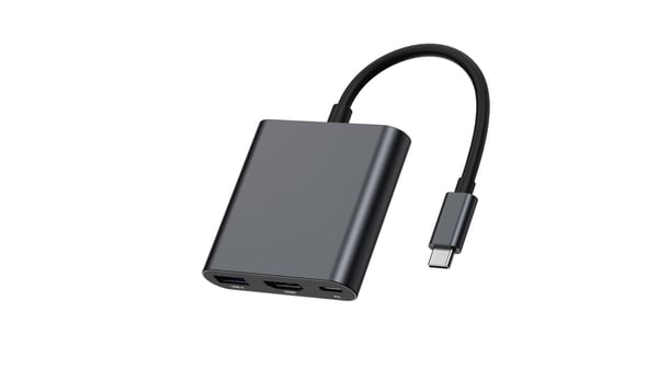Fuj:tech 3-i-1 USB-C-hubb 100 W PD