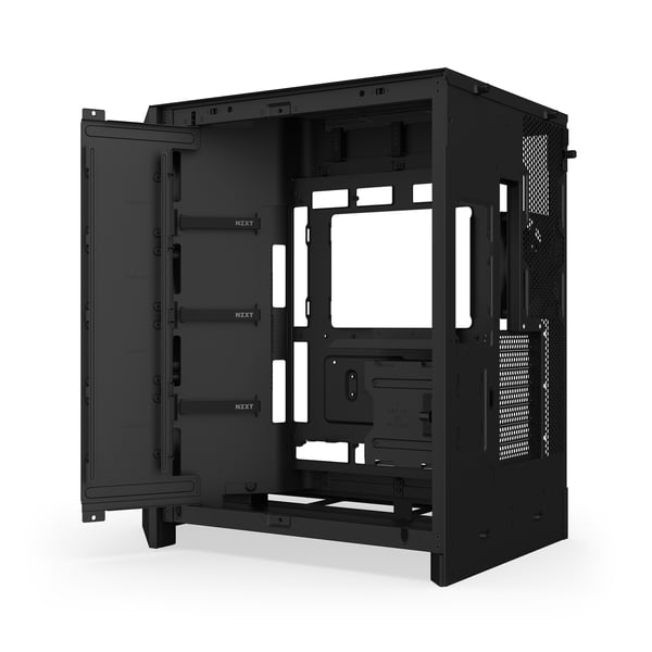 NZXT H9 Flow (2025) ATX-chassi, svart