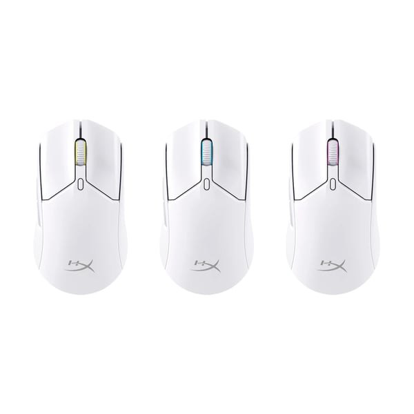 HyperX Pulsefire Haste 2 trådlös spelmus, vit