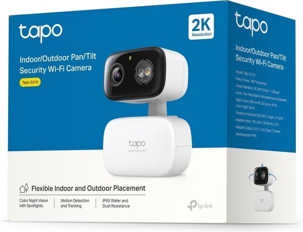 TP-Link Tapo C216 övervakningskamera för inom- och utomhusbruk