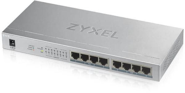 ZyXEL GS1008HP 8port switch.
