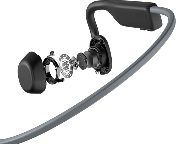 Shokz OpenMove -benledningshörlurar, Slate Grey