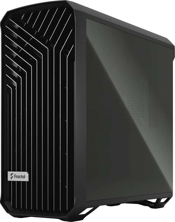 Fractal Design Torrent Sort TG Lys Tint E-ATX-kabinet med vindue, sort
