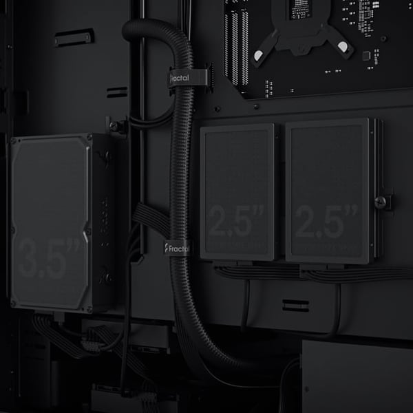 Fractal Design Pop XL Silent Svart Solid E-ATX-chassi, svart