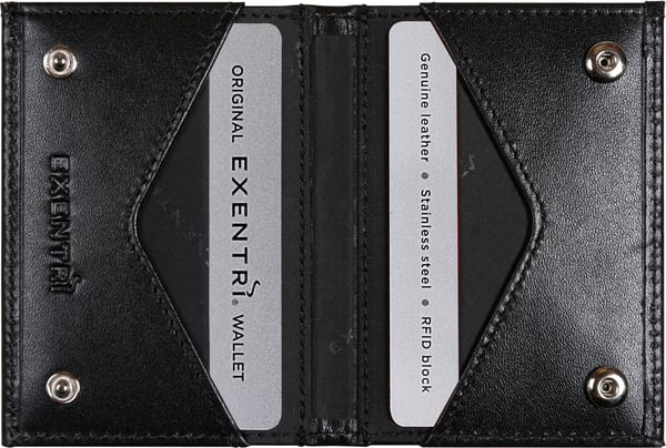 Exentri Miniwallet -plånbok, svart