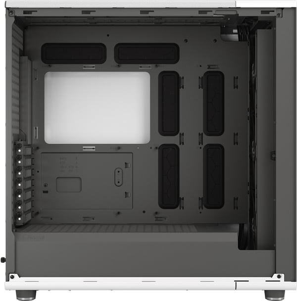 Fractal Design North XL Chalk White TG Clear E-ATX-chassis, hvid