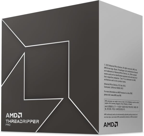 AMD Ryzen Threadripper PRO 7995WX-processor til sTR5-sokkel