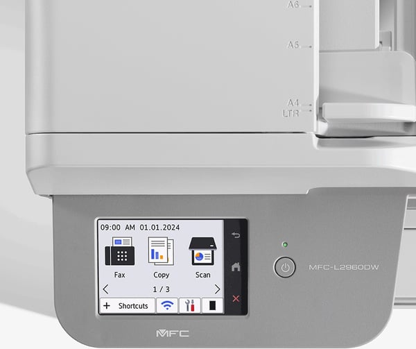 Brother MFC-L2960DW - A4 sort-hvid laser multifunktionsmaskine til professionelt brug