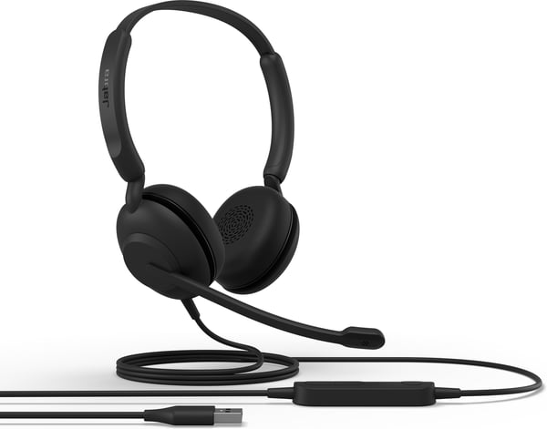 Jabra Evolve 10 headset, USB-A, svart