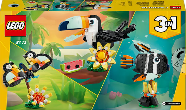 LEGO Creator 3-i-1 Vilda djur 31173: tropisk tukan