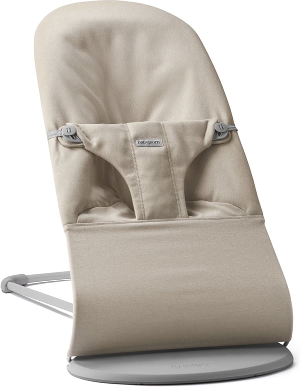 BabyBjörn Bouncer Bliss Vävd Babysitter, Ljus beige