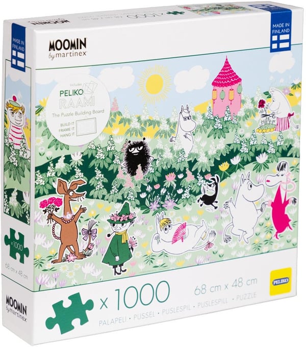 Mumin Blomsterträdgård pussel, 1000 bitar