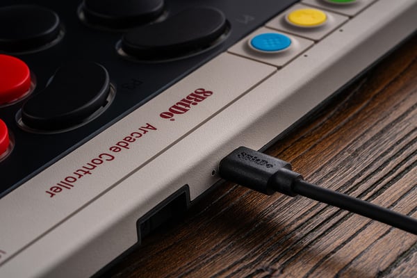 8BitDo Arkadkontroll PC/Switch, grå