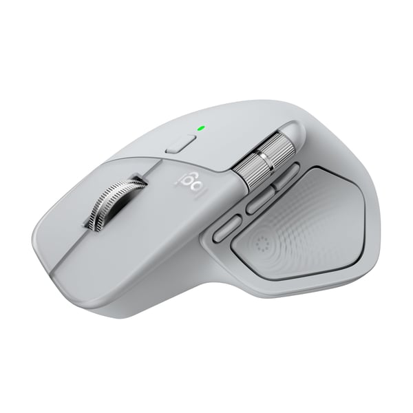 Logitech MX Master 4 mus, ljusgrå