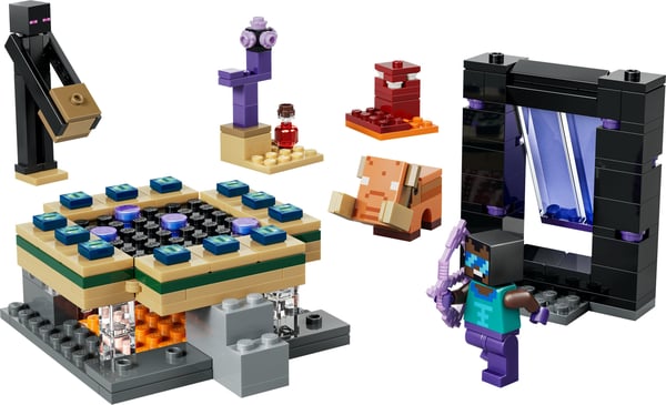 LEGO Minecraft 21584 Resa till Netherportalen och Endportalen