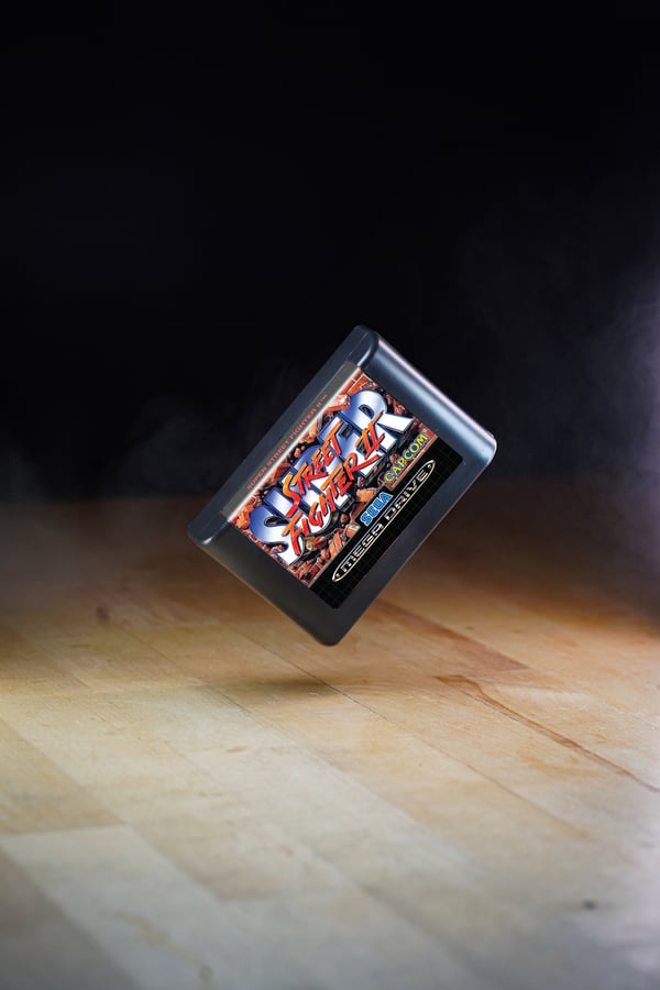 Konsolhjältar Mega Drive Street Fighter diorama