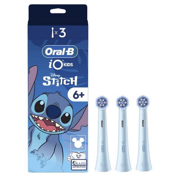 Oral-B iO Kids Disney Stitch ersättningsborstar, 3 st