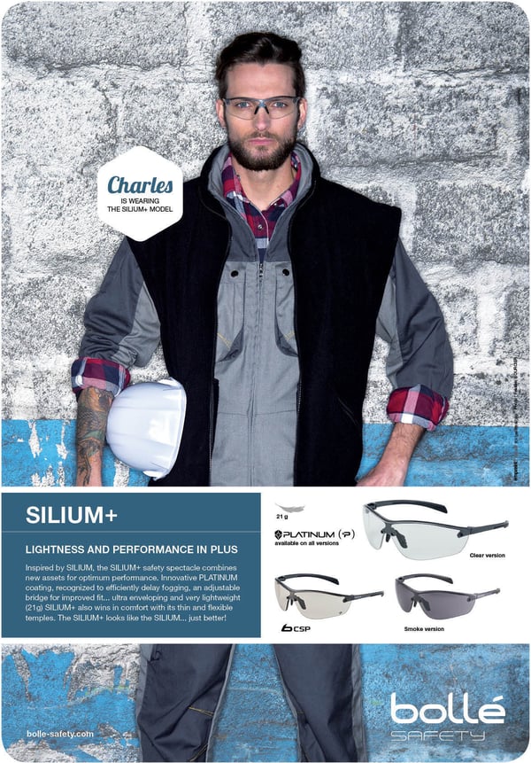 Bollé Silium+ -beskyttelsesbriller, CSP