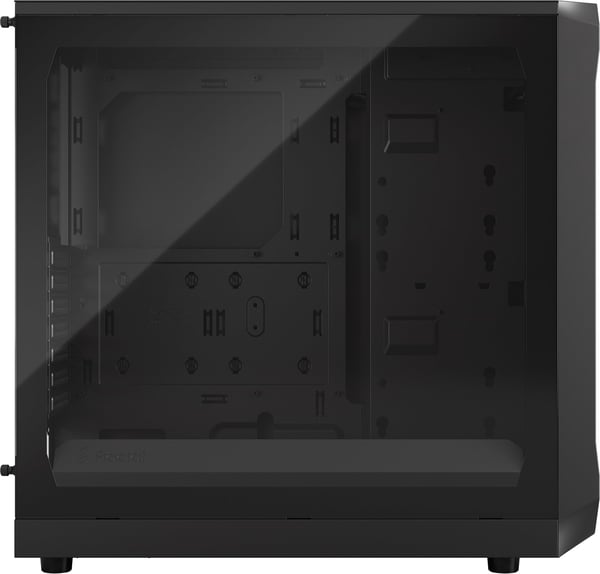 Fractal Design Focus 2 Sort TG Klar Tint ATX-kabinet med vindue, sort