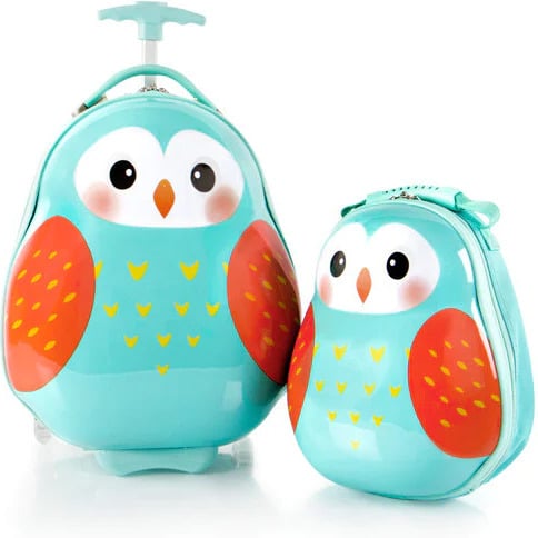 Heys Travel Tots - barnreseväska & ryggsäck set - ugglan