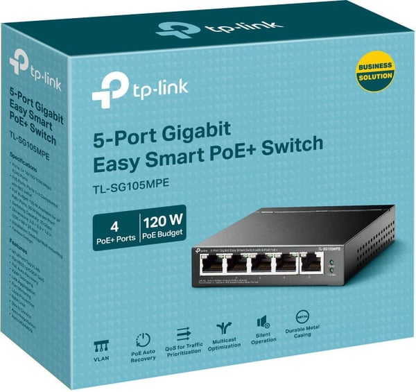 TP-LINK TL-SG105MPE - 5-portars PoE-switch