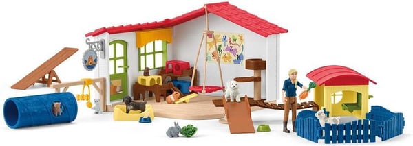 Schleich Farm World 42607 Djurhotell lekkset