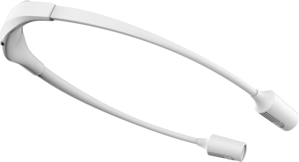 Fuj:tech läs- och hantverkslampa, USB-laddningsbar, vit