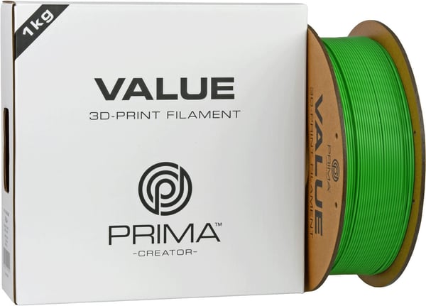 PrimaValue PLA+ filament til 3D-printere, 1,75 mm, grøn