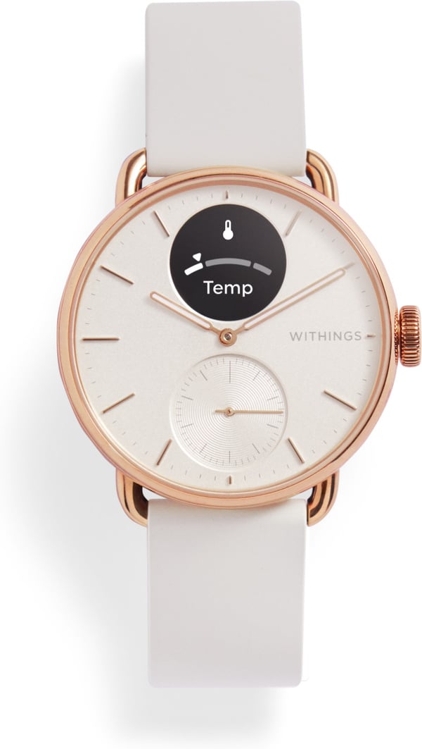 Withings Scanwatch 2 - smartklocka, 38 mm, roséguld