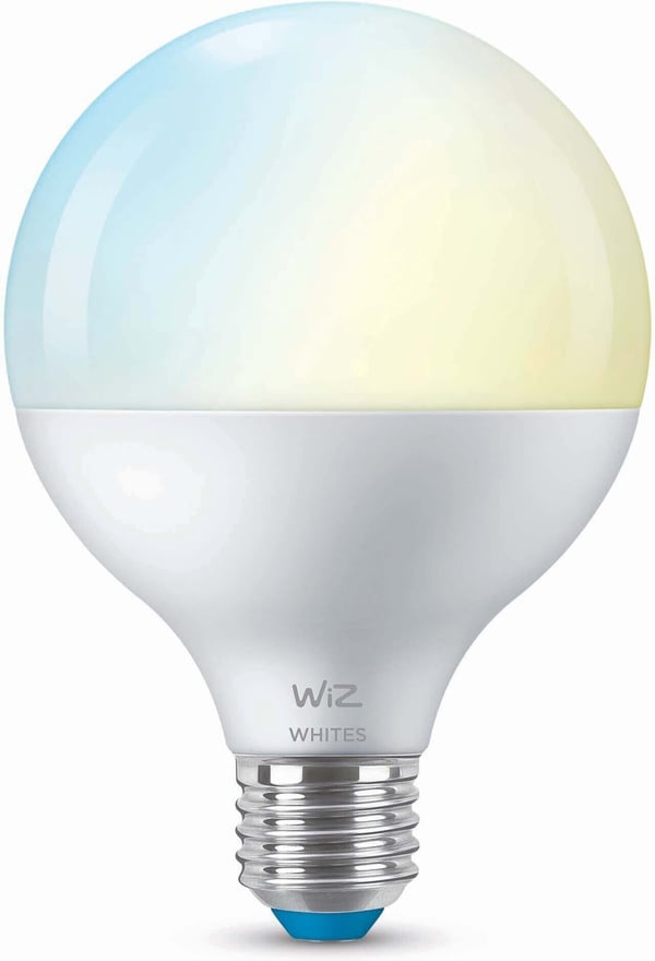 WiZ smartlampe globe, E27, globlampe - hvide lysfarver, Wi-Fi, 2700-6500 K, 1055 lm