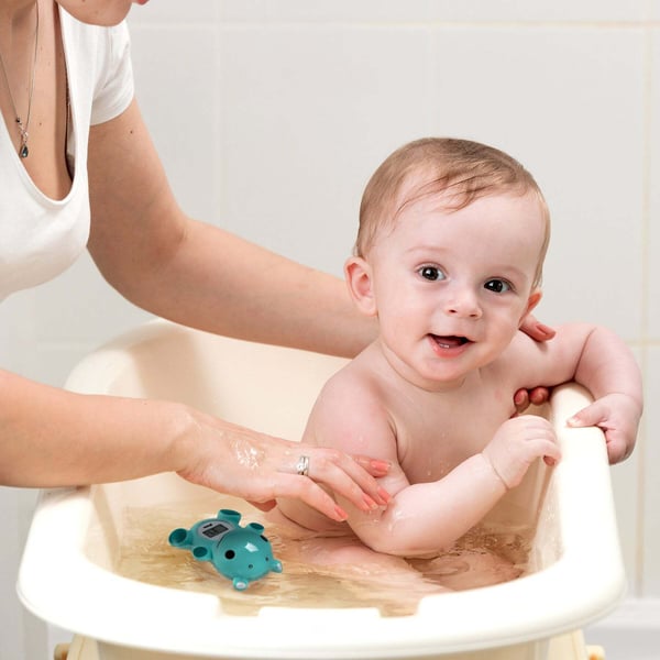 Alecto Baby Hippo termometer, vand- og lufttemperatur