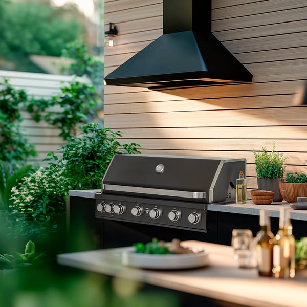 Mustang Black Jewel 6 inbyggd gasolgrill