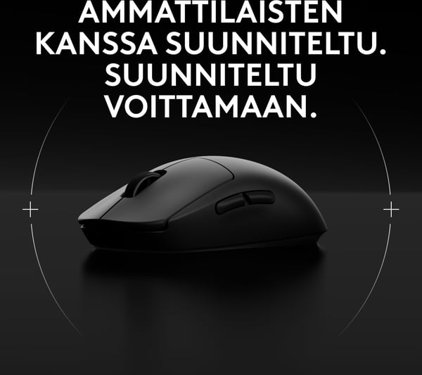 Logitech PRO 2 LIGHTSPEED gaming mus, sort