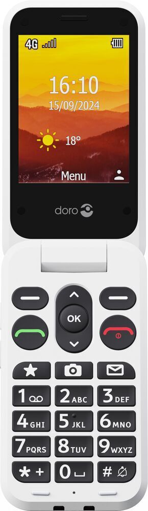 Doro Leva L21 -bastelefon, röd / vit