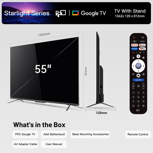 FPD 55" ML950 4K Mini-LED Google TV