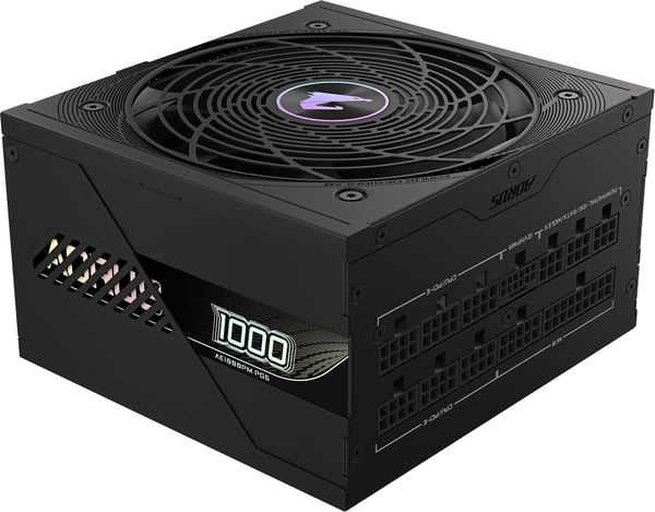 Gigabyte AORUS ELITE P1000W kraftkälla, svart