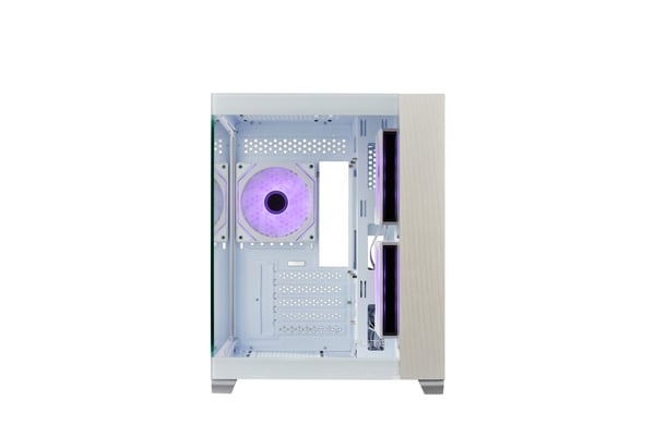 Cooler Master Elite 481 Wood micro-ATX chassi, vit