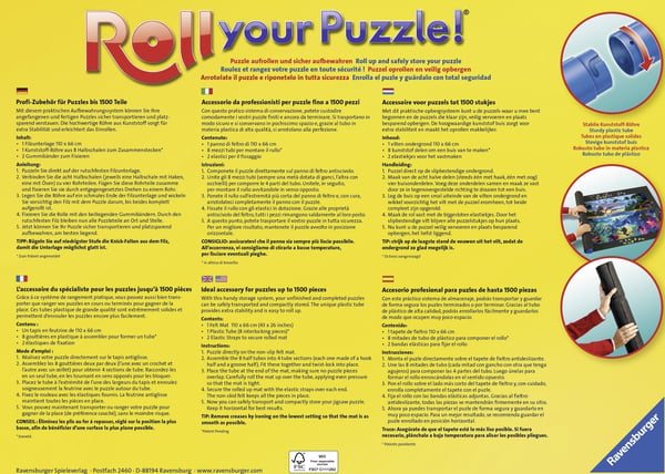 Ravensburger Rulla din pussel -pusselunderlägg, 300-1500 bitar