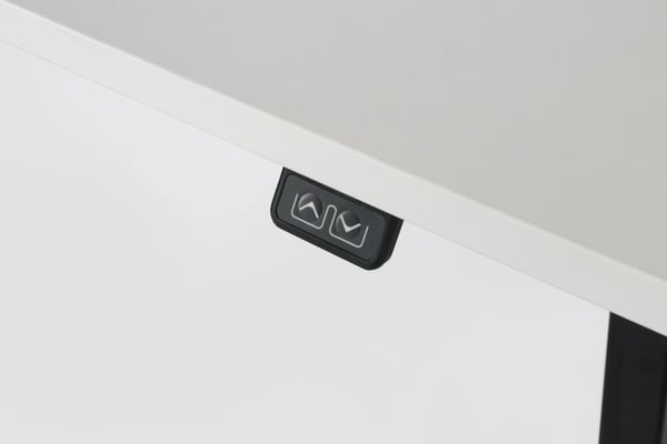 Elfen Ergodesk Basic II -ram för elbord, svart